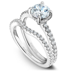Noam Carver White Gold Diamond Engagement Ring (0.39 CTW)