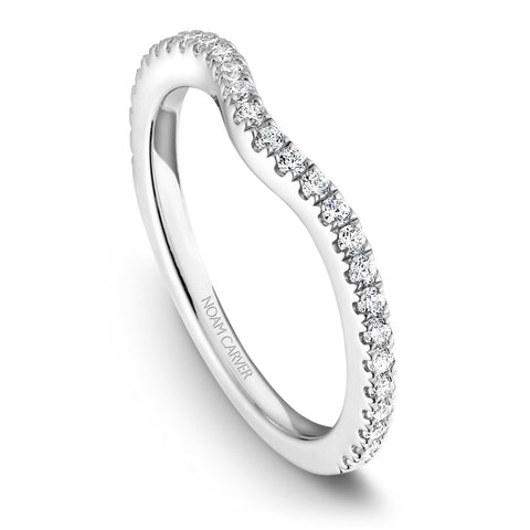 Noam Carver White Gold Diamond Engagement Ring (0.39 CTW)