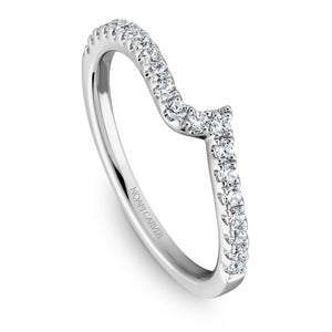 Noam Carver White Gold Half Twist Diamond Engagement Ring Setting (0.28 CTW)