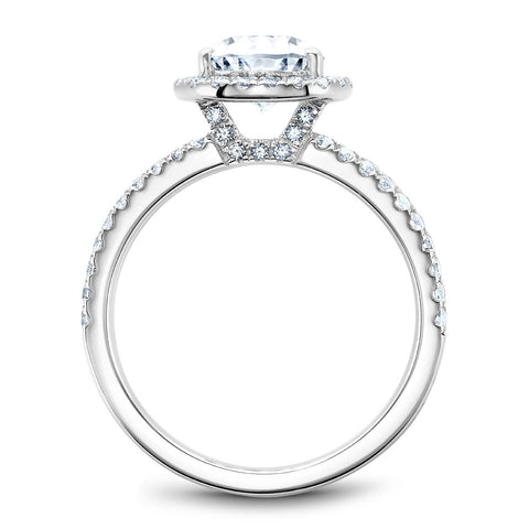 Noam Carver White Gold Split Shank Engagement Ring Setting  (0.63 CTW)