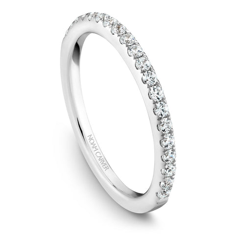 Noam Carver White Gold Split Shank Engagement Ring Setting  (0.63 CTW)