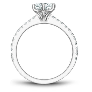 Noam Carver White Gold 6-Prong Diamond Engagement Ring (0.28 CTW)