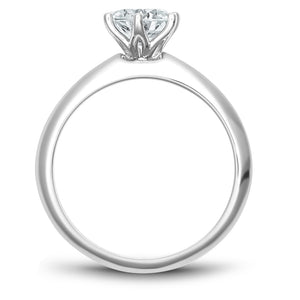 Noam Carver White Gold 6-Prong Solitaire Engagement Ring Setting