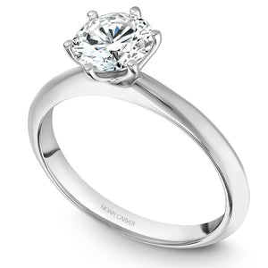 Noam Carver White Gold 6-Prong Solitaire Engagement Ring Setting