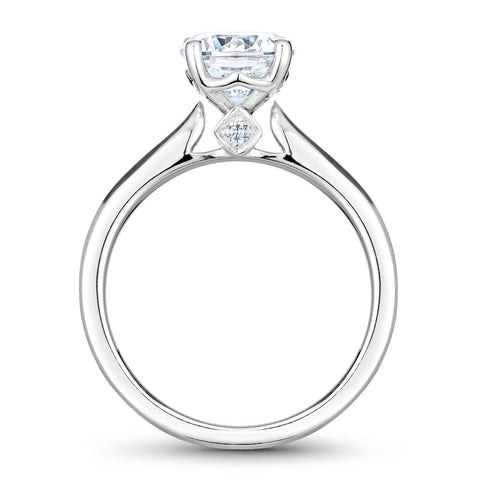 Noam Carver White Gold Solitaire Engagement Ring Setting (0.02 CTW)