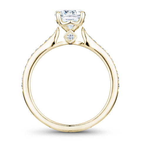 Noam Carver Yellow Gold Diamond Engagement Ring Setting (0.20 CTW)