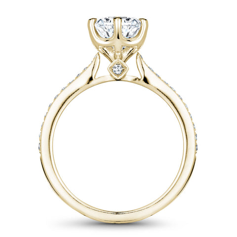 Noam Carver Yellow Gold 6-Prong Diamond Engagement Ring (0.20 CTW)