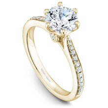 Load image into Gallery viewer, Noam Carver Yellow Gold 6-Prong Diamond Engagement Ring (0.20 CTW)