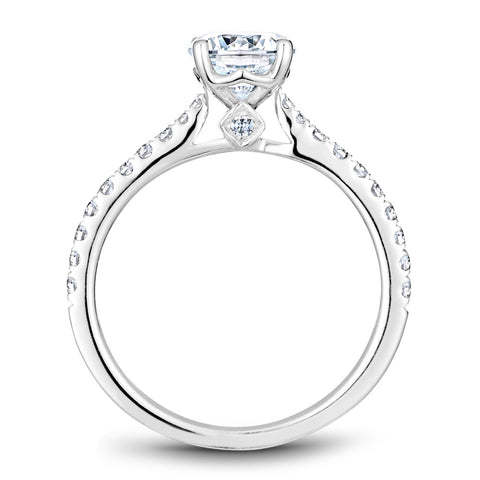 Noam Carver White Gold Diamond Engagement Ring Setting (0.27 CTW)