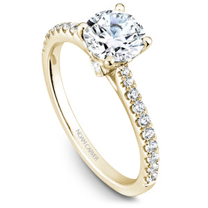 Noam Carver Yellow Gold Diamond Engagement Ring Setting (0.27 CTW)