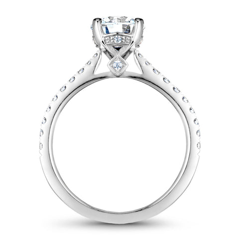 Noam Carver White Gold Diamond Engagement Ring Setting (0.29 CTW)