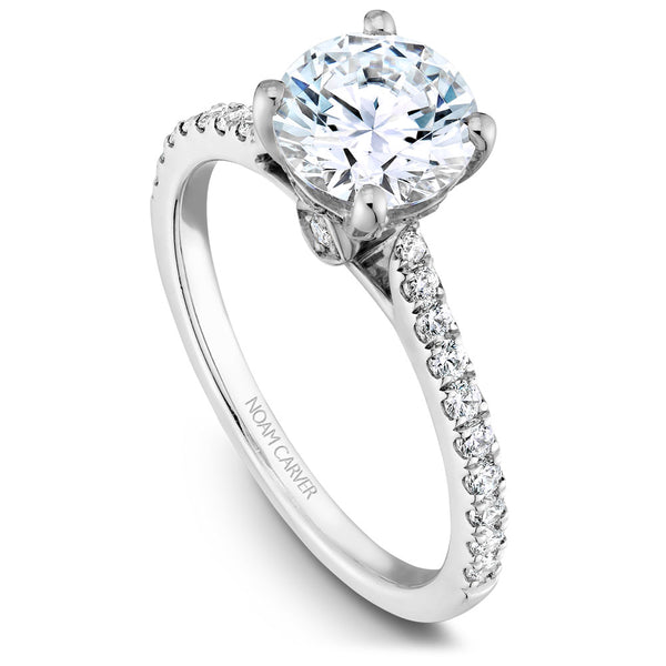 Noam Carver White Gold Diamond Engagement Ring (0.29 CTW)