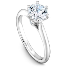 Load image into Gallery viewer, Noam Carver White Gold 6-Prong Diamond Engagement Ring (0.02 CTW)