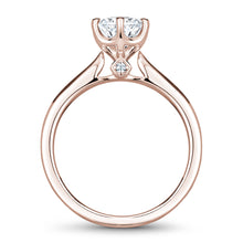 Load image into Gallery viewer, Noam Carver Rose Gold 6-Prong Diamond Engagement Ring (0.02 CTW)