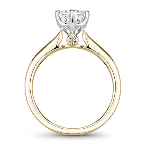 Noam Carver Yellow Gold 6-Prong Diamond Engagement Ring Setting  (0.02 CTW)