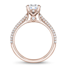 Load image into Gallery viewer, Noam Carver Rose Gold Pave Diamond Engagement Ring (0.46 CTW)