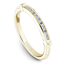 Load image into Gallery viewer, Noam Carver Yellow Gold Bezel Set Floral Halo Engagement Ring with Accents (0.15 CTW)