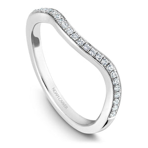 Noam Carver White Gold Square Halo Diamond Engagement Ring Setting  (0.26 CTW)