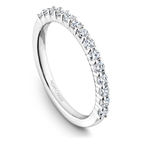 Noam Carver White Gold Diamond Engagement Ring (0.37 CTW)
