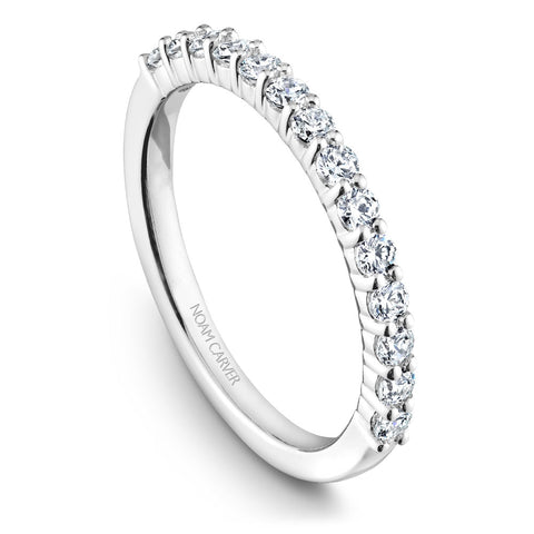 Noam Carver White Gold Diamond Engagement Ring Setting (0.37 CTW)