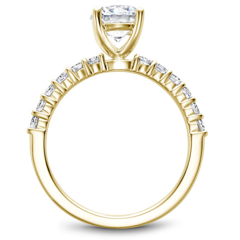 Noam Carver Yellow Gold Diamond Engagement Ring Setting (0.37 CTW)