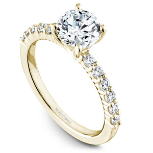 Noam Carver Yellow Gold Diamond Engagement Ring Setting (0.37 CTW)