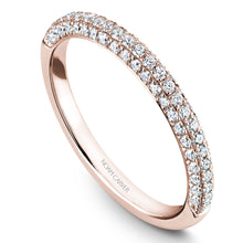 Load image into Gallery viewer, Noam Carver Rose Gold 3-Stone Diamond Engagement Ring (0.99 CTW)