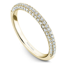 Load image into Gallery viewer, Noam Carver Yellow Gold 3-Stone Diamond Engagement Ring (0.99 CTW)