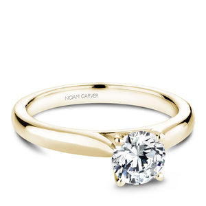 Noam Carver Yellow Gold Solitaire Engagement Ring