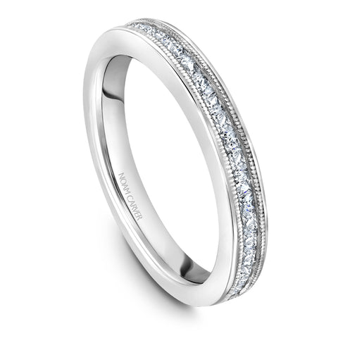 Noam Carver White Gold 3-Stone Diamond Engagement Ring (0.79 CTW)