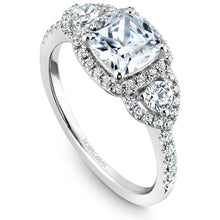 Load image into Gallery viewer, Noam Carver White Gold 3-Stone Diamond Engagement Ring (0.51 CTW)