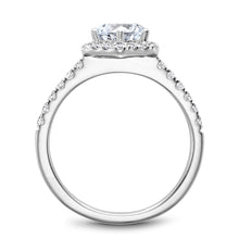 Load image into Gallery viewer, Noam Carver White Gold Diamond Engagement Ring with Hexagonal Halo (0.38 CTW)