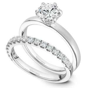 Noam Carver White Gold 6-Prong Solitaire Engagement Ring