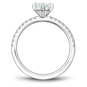 Noam Carver White Gold 6-Prong Diamond Engagement Ring (0.23 CTW)