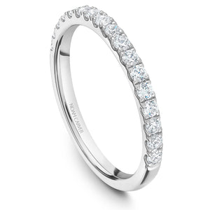 Noam Carver White Gold Double Halo of Baguettes and Rounds Diamond Engagement Ring (1.51 CTW)