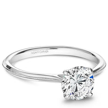 Load image into Gallery viewer, Noam Carver White Gold Knife Edge Solitaire Engagement Ring