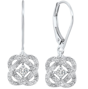 14K Love's Crossing Diamond Earrings (0.50 CTW)