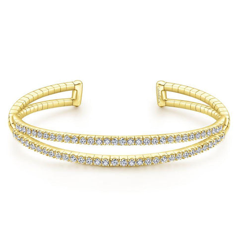 Gabriel & Co. Demure Yellow Gold Bracelet (1.41 CTW)