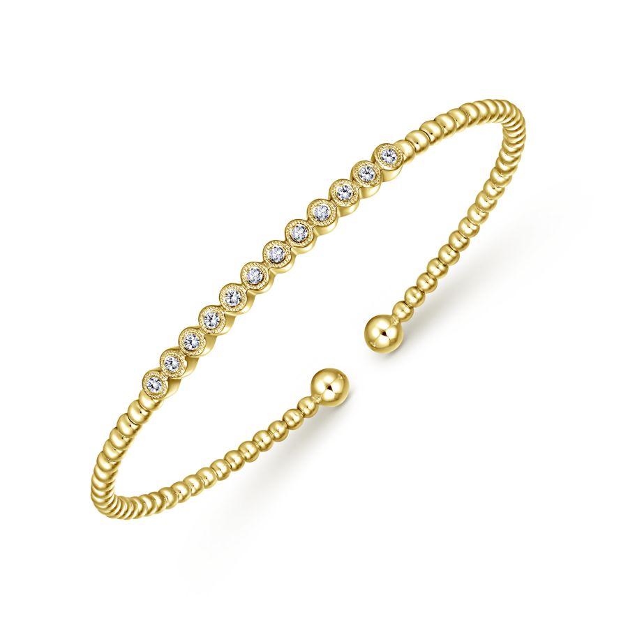 Gabriel & Co. Bujukan Yellow Gold Bracelet (0.15 CTW)