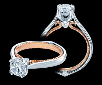 Verragio Couture Round Diamond Engagement Ring (0.04 CTW)