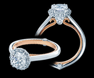 Verragio Couture Round Diamond Engagement Ring (0.20 CTW)