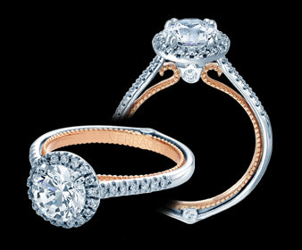Verragio Couture Round Diamond Engagement Ring (0.25 CTW)