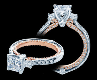Verragio Couture Princess Diamond Engagement Ring (0.65 CTW)