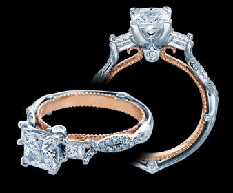 Verragio Couture Princess Diamond Engagement Ring (0.50 CTW)