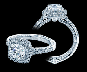 Verragio Couture Round Diamond Engagement Ring (0.80 CTW)