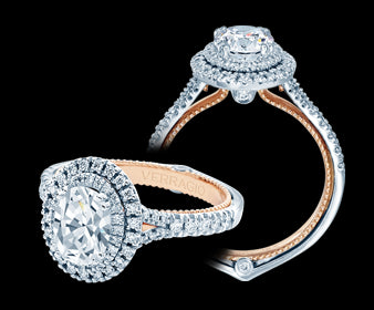 Verragio Couture Oval Diamond Engagement Ring Setting (0.45 CTW)