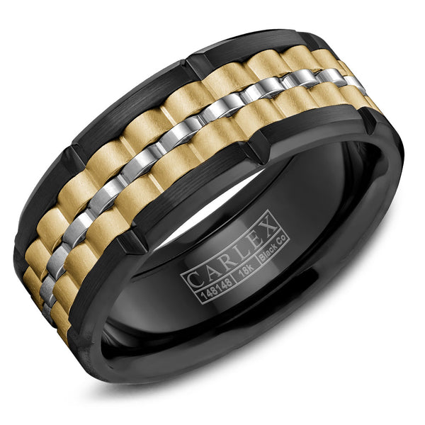 CARLEX Sport Mens Wedding Band CX3-0001WYB
