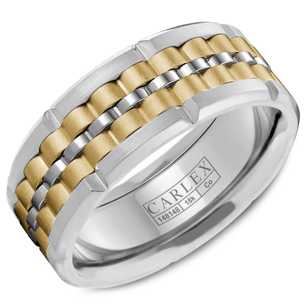 CARLEX Sport Mens Wedding Band CX3-0001WYC