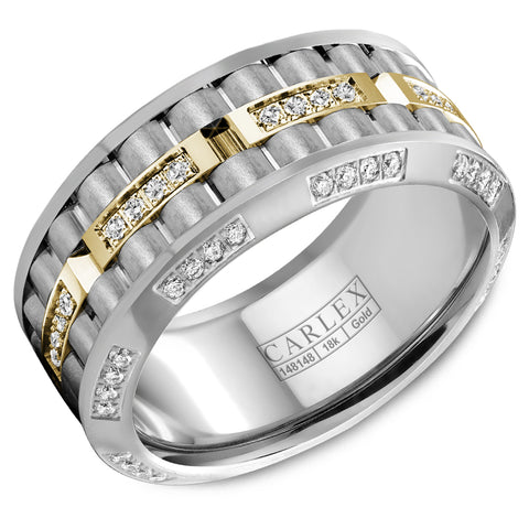 CARLEX G3 Mens Wedding Band CX3-0010YWW