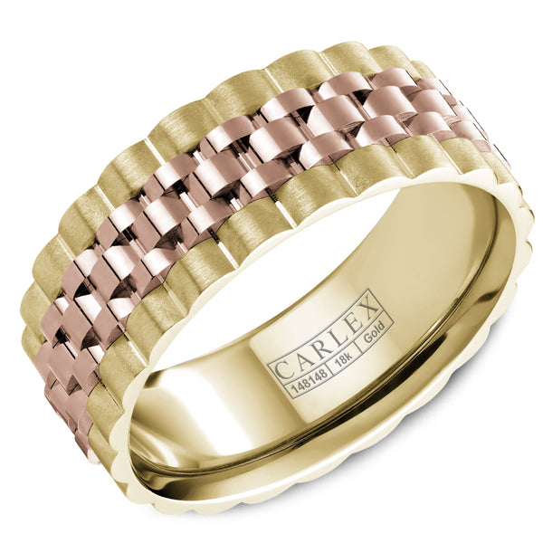CARLEX G3 Mens Wedding Band CX3-0013RRY